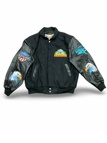 EB-Jeff Hamilton Custom Harley Davidson Varsity Jacket