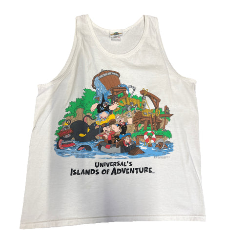 Vintage 1999 Universal Studios "Universal's Island of Adventure" Tanktop