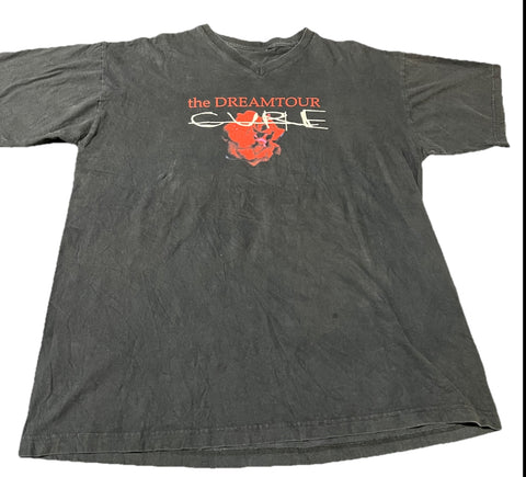 The Cure Dream Tour Rose V Neck XL