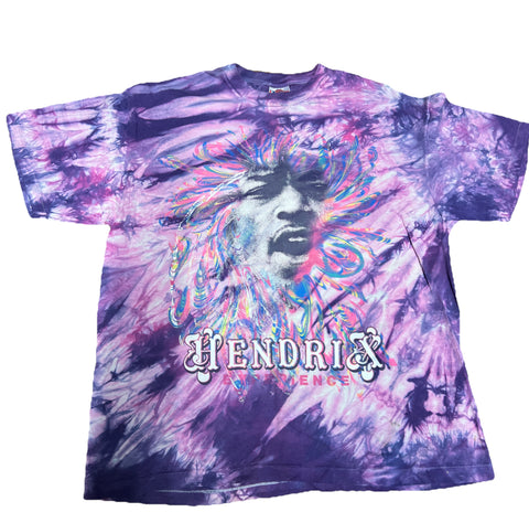 90s Jimi Hendrix Experience Tie Dye XL