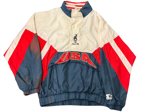 Atlanta 1996 Starter Olympic Collection Vintage Windbreaker Jacket