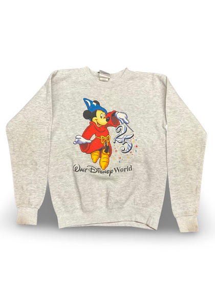 Vintage 1996 Walt Disney World 25th Anniversary Mickey Mouse Sweatshirt